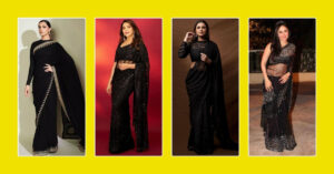 200 Black Saree Captions with Emoji for Instagram Social Media Posts