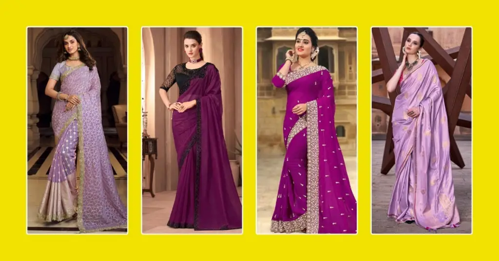 200 Purple Saree Captions With Emoji For Instagram And Other Social Media Posts