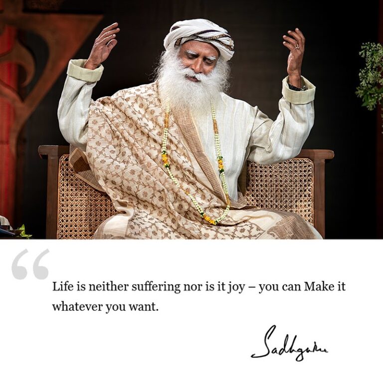 200 Powerful Sadhguru Quotes With Emoji For Instagram And Other Social ...